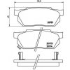 Sada brzdových platničiek kotúčovej brzdy BREMBO P 28 008