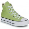 Converse Členkové tenisky CHUCK TAYLOR ALL STAR LIFT PLATFORM SEASONAL COLOR Zelená