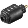 Adaptér optický konektor 3,5 mm samica - Toslink samec