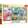Trefl Puzzle Stitchův svět 3v1 Stitch 3x80 dílků