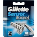 Holiaca hlavica a planžeta Gillette Sensor Excel 10 ks