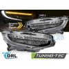 Tuning-tec PLNÉ LED SVETLOMETY ČIERNA pasujú na HONDA CIVIC X 16-21