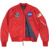 ALPHA INDUSTRIES Bunda MA-1 TT NASA Reversible II - speed red (186101/328)