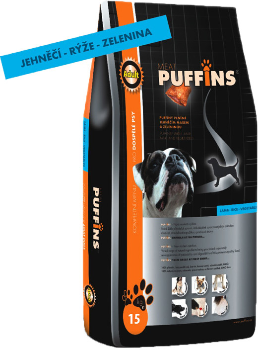 Puffins Adult Lamb & Rice 15 kg