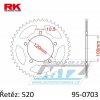 RK Chains Rozeta oceľová (prevodník) 0703-44zubov RK - Aprilia 125RS / 06-12 + 1000RSV R / 04-09 + 1000RSV4 Factory / 09-14 + 1000RSV Mille / 98-03 + 650 Pegas 07-09 + BMW 650 Xmoto / 07-08