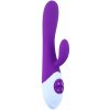 Sensual Vibrátor Rabbit Silicone 21 cm, fialová