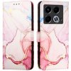 VSETKONAMOBIL 78849 ART MARBLE Peňaženkový kryt pre Infinix Note 40 ROSE GOLD