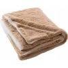 Douceur d'intérieur polyester hnedá deka 220x180