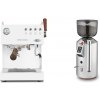 Ascaso Steel DUO PID PLUS, White&Wood + La Pavoni Cilindro