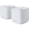 Asus ZenWiFi XD4 PLUS biela 2ks / MESH router AX1800 / 2.4GHz / 5GHz / WAN + 1x LAN (90IG07M0-MO3C20)