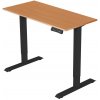 Delso Výškovo nastaviteľný stôl ADJUSTER PRO 70 x 120 cm buk / čierna