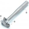 Mini Trojuholníková Frézovacia stopka do priamej brúsky 6,4mm - SCT
