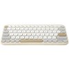 ASUS Marshmallow KW100 Copilot version - bezdrôtová klávesnica, Oat Milk, CZ/SK 90XB0880-BKB430