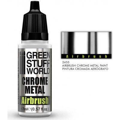 Chrome Paint Airbrush 17ml Green Stuff World