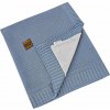 EKO Deka bambusová s velúrovou podšívkou Jeans 100x80 cm