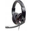 Gembird Sluchátka s mik MHS-U-001 Gaming black,USB
