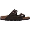 BIRKENSTOCK Sandále Arizona Suede Leather Narrow - Mocca Hnedá