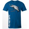 Fladen Tričko Hungry Salmon blue M