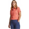 Dámske funkčné tričko s krátkym rukávom Under Armour PLAYOFF PRINTED SS POLO W červené 1377337-690 - S