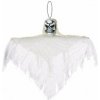 Závesná dekorácia smrtka, biela