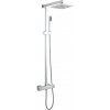 CERANO - Sprchový nástenný stĺp Elma - termostatická sprchová batéria - chróm