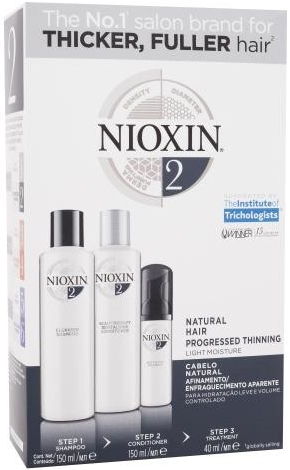 Nioxin System 2 darčekový set šampón System 2 150 ml + kondicionér System 2 150 ml + vlasová starostlivosť System 2 40 ml