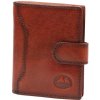 EL FORREST 864-29 RFID hnedá pánska kožená peňaženka 9 x 10 x 2 cm