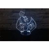Beling Detská lampa,Charizard, 7 farebná QS477