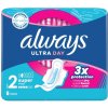 Always Ultra Day Super hygienické vložky s křidélky 8 kusů
