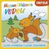 Lesné zvieratká - maľovanie vodou - autor neuvedený