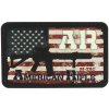 Nášivka M-Tac vlajka USA American Rifle - farebná