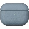 AppleKing ochranný kožený obal pre AirPods Pro 3 - modrošedý - možnosť vrátiť tovar ZADARMO do 30tich dní