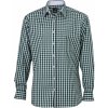 James & Nicholson košeľa kockovaná 617 tmavo zelená-biela