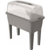 Prosperplast RESPANA PLANTER Set truhlík s vekom 77 cm sivý kameň DREP770
