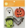 Cakesupplies Sada vykrajovačiek - Halloween Frankenstein 4 ks