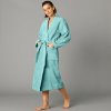 Colombine® Blancheporte župan z buklé froté s kimono golierom smaragdová zelená