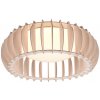 TRIO R62171130 MONTE stropné svietidlo LED D400mm 16,5W/2200lm 3000K drevo, biela, switchdimmer