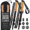 Trekkingové palice EVI Fold PRO+ ALU Core + CORK 110-130 cm