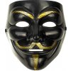 Anonymous maska Vendeta čierna (Škraboška z filmu V ako Vendetta)