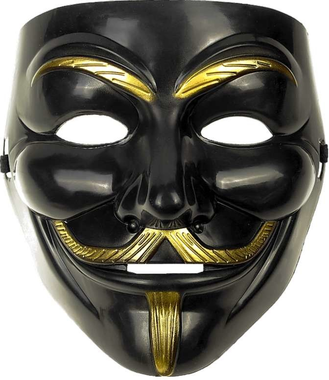 Anonymous maska Vendeta čierna