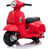 Detská elektrická motorka Baby Mix Vespa červená