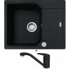 Franke UBG 611-62 onyx s excentrom + Franke FC 9541.071 NOVARA PLUS onyx