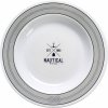 Tanier Brunner Deep plate white Farba: sivá/biela