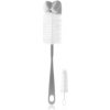 BabyOno Take Care Brush for Bottles and Teats with Mini Brush & Sponge Tip kefa na čistenie Grey 2 ks