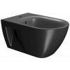 GSI PURA ECO bidet závesný, 36x55cm, čierna mat 8867126