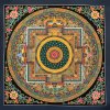 Maľovaný obraz THANGKA 55x55 cm