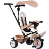 Smoby s vysokou opierkou Baby Balade Tricycle Beige so slnečníkom brzdou a tichými EVA kolesami béžová
