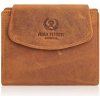 PAOLO PERUZZI Dámska kožená peňaženka s RFID | oranžová T-12-OR