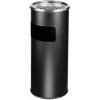 Popolník s košom na odpadky 17L čierny popolník KRISBERG KS-7603