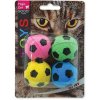 MAGIC CAT - Hračka, loptička penová futbalová, 3,75 cm 4 ks
